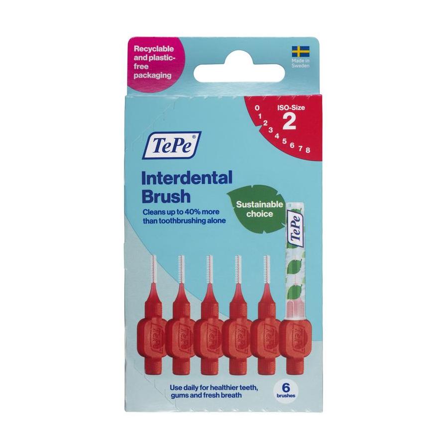 Interdentale ragers original rood 0,5mm maat 2