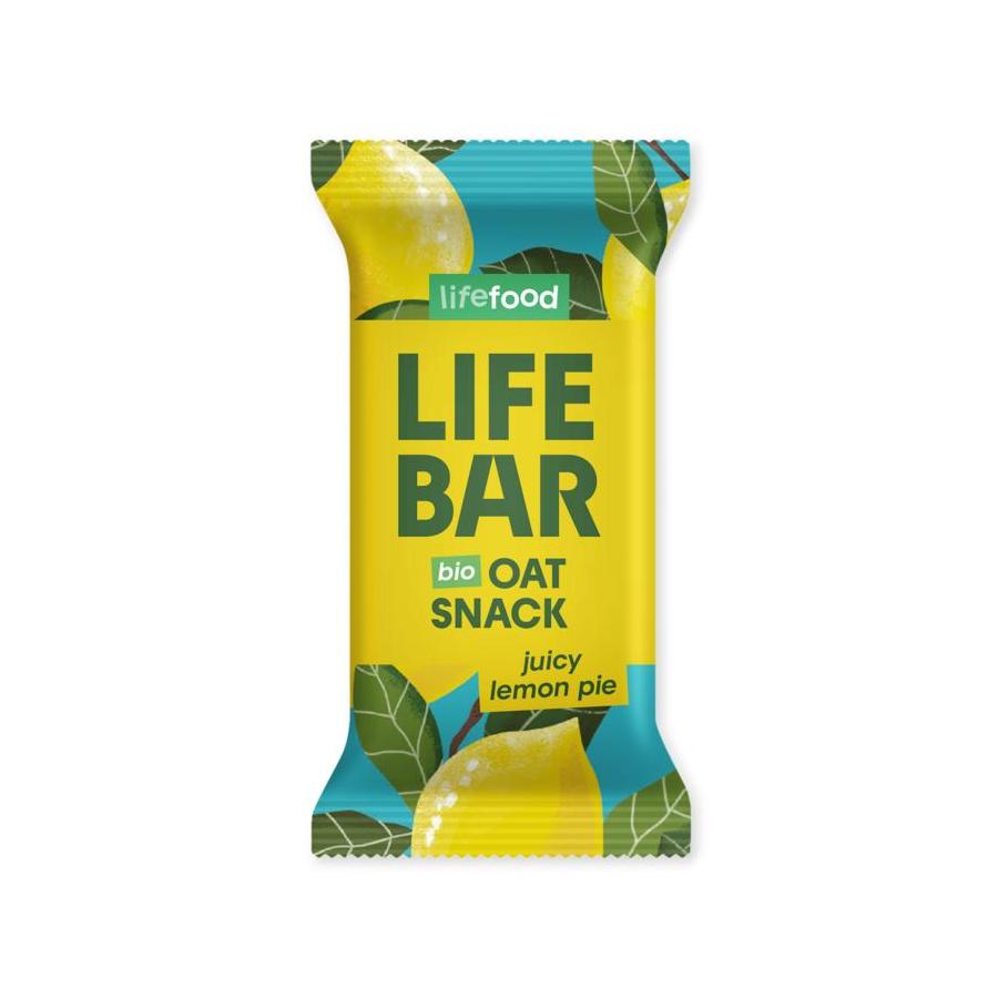 Lifebar oatsnack lemon zacht bio