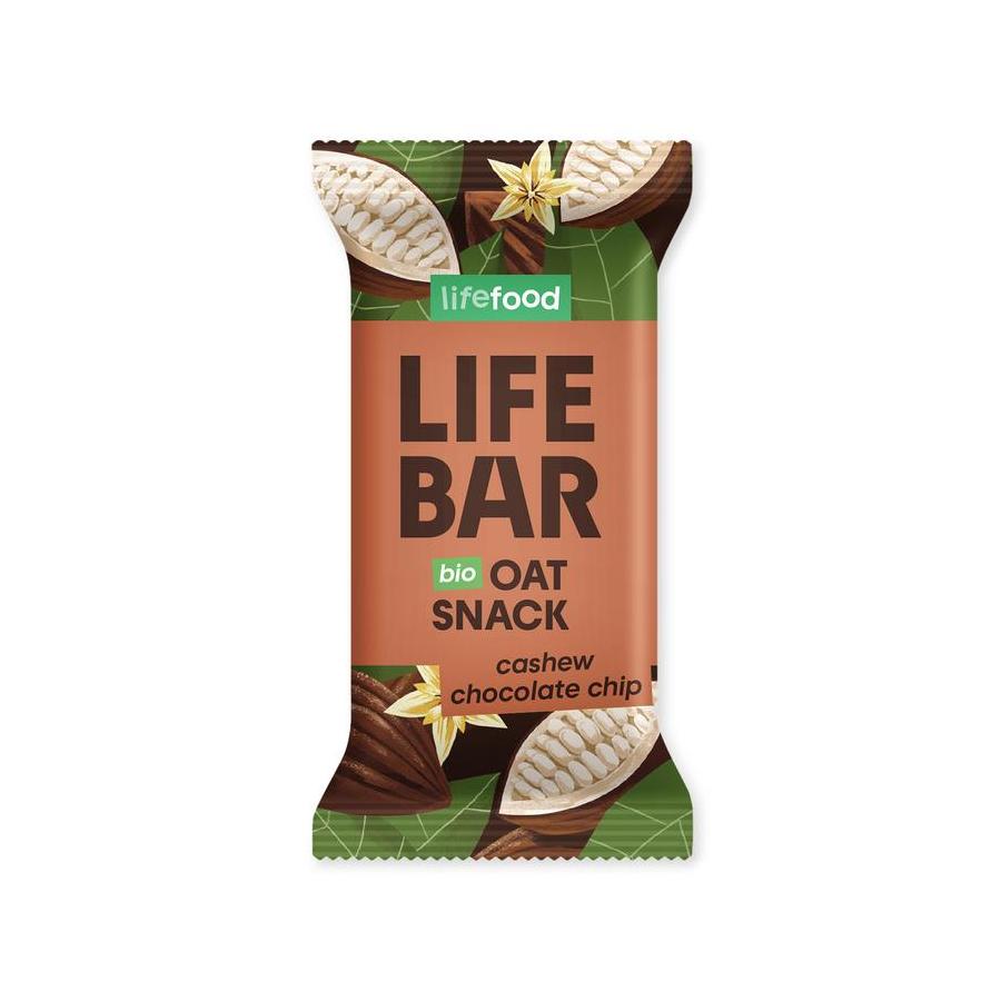 Lifebar oatsnack chocolate chip bio