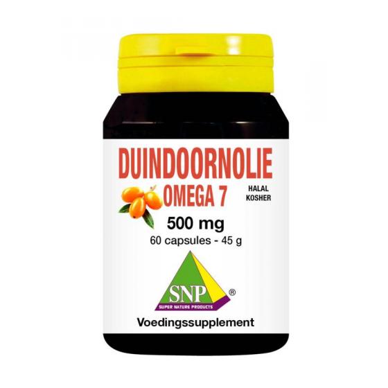 Duindoorn olie omega 7 500mg halal-kosher