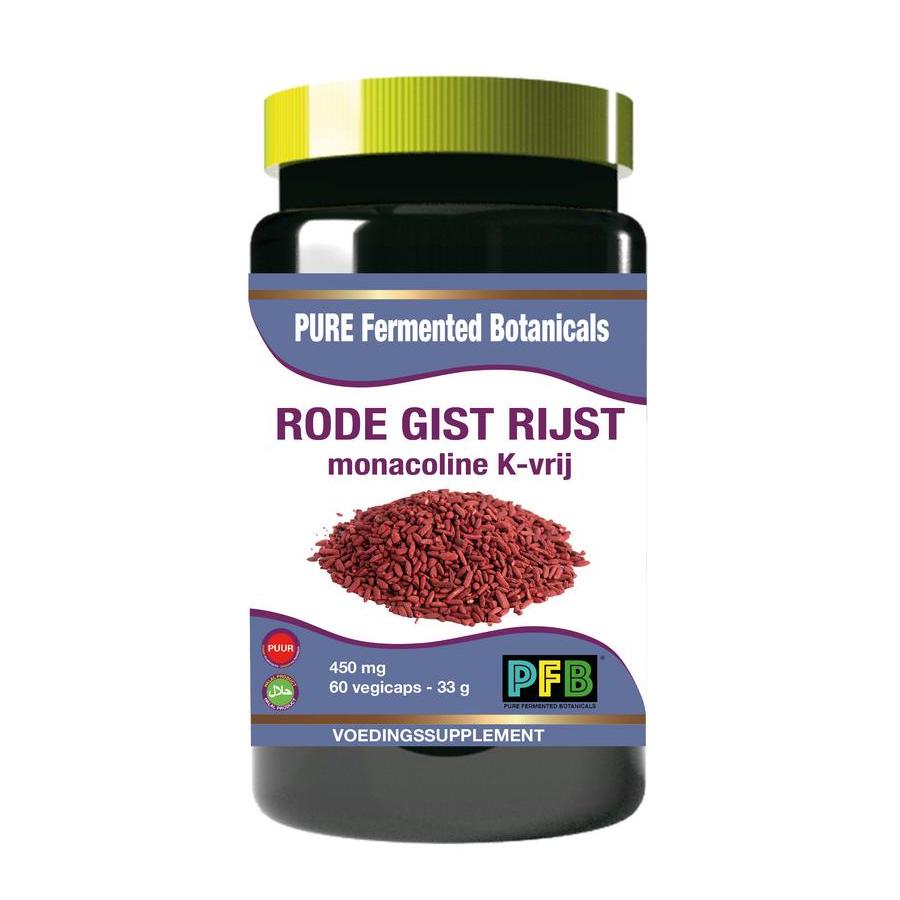 Rode gist rijst monacoline k-vrij puur