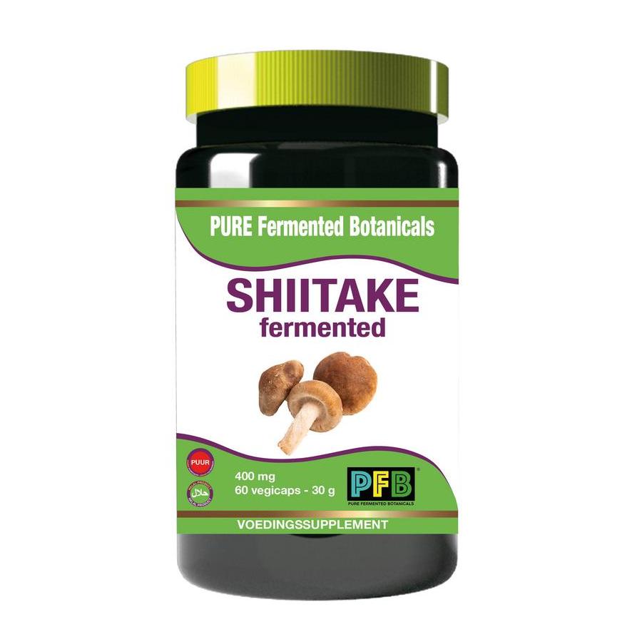 Shiitake fermented 400mg puur