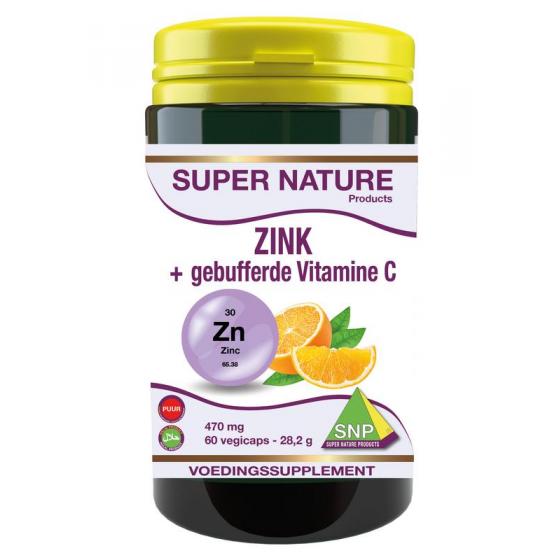 Zink 50mg + gebufferde vitamine C puur