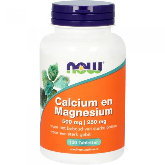 Calcium 500mg en magnesium 250mg