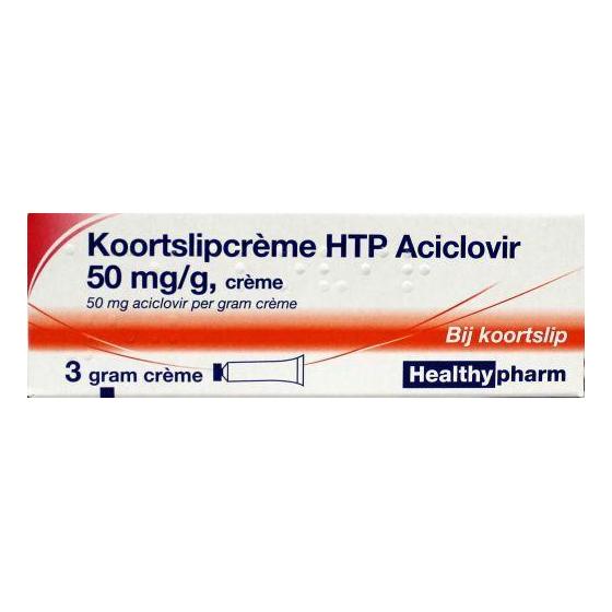 Koortslip creme aciclovir