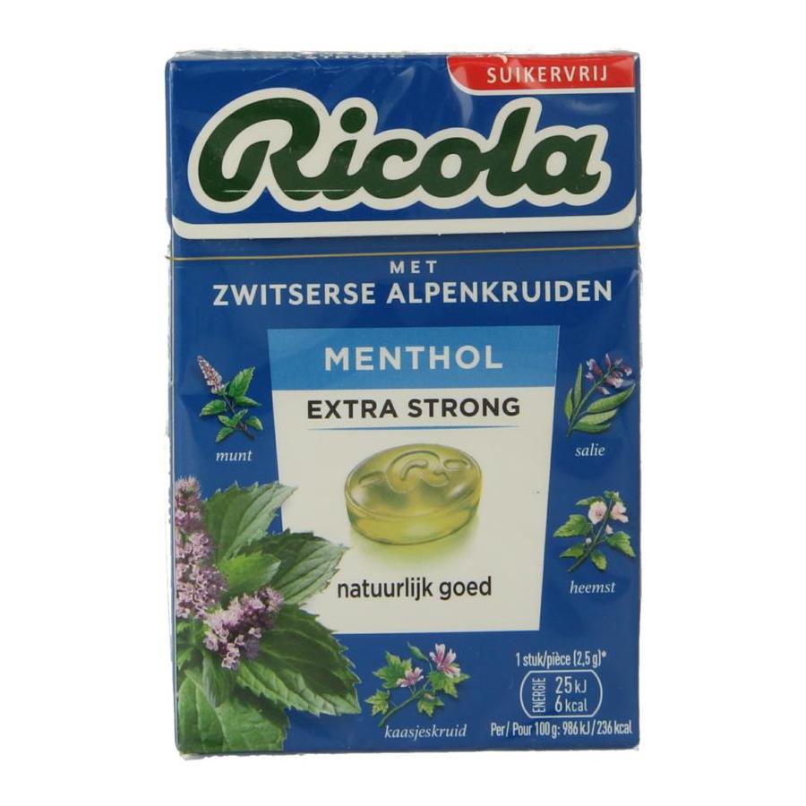 Menthol extra strong suikervrij