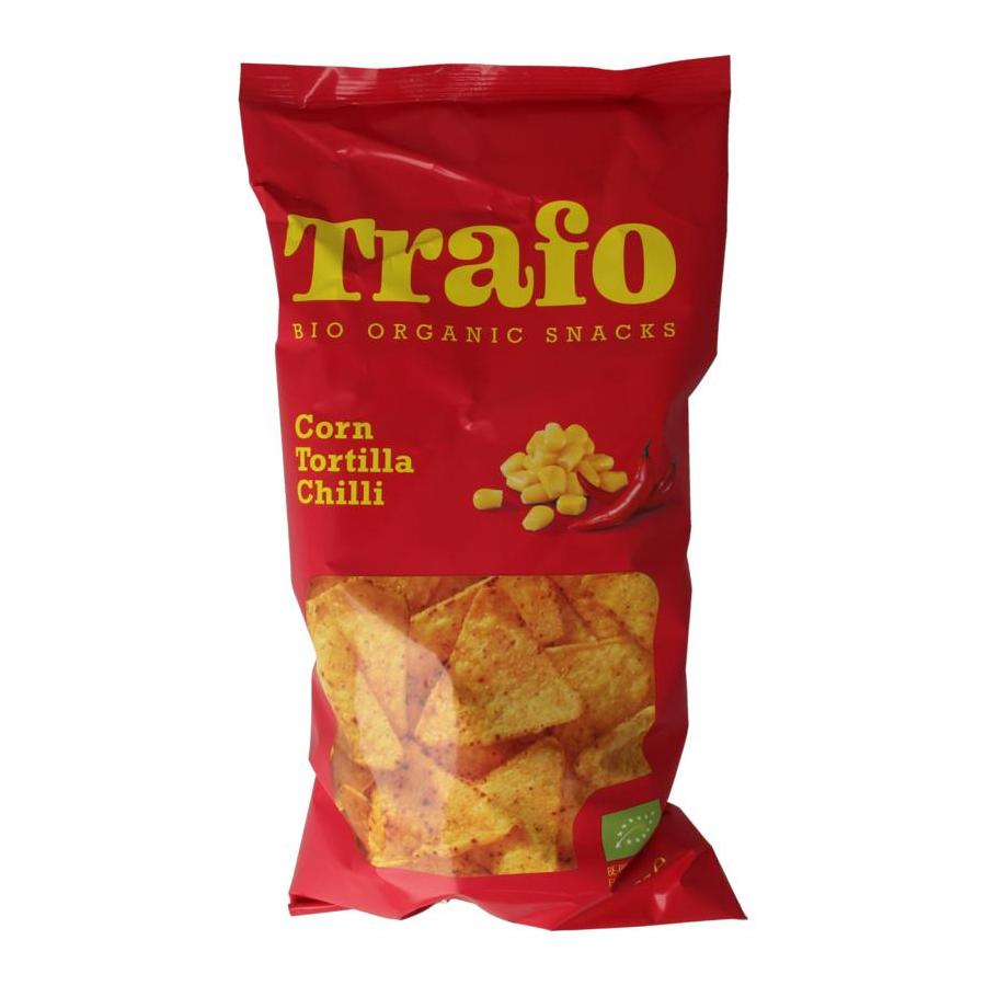 Tortilla chips chili bio