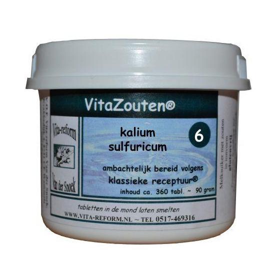 Kalium sulfuricum VitaZout nr. 06