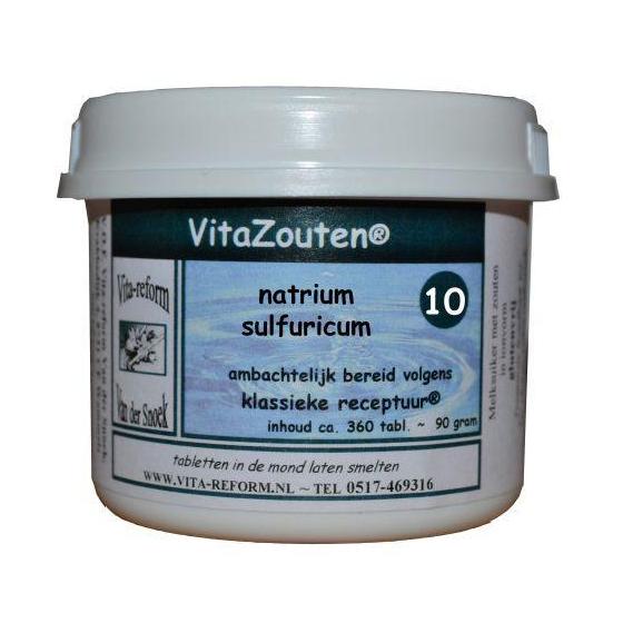 Natrium sulfuricum VitaZout nr. 10