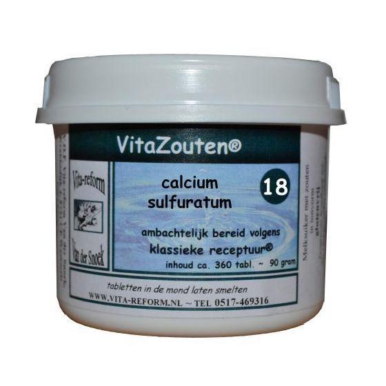 Calcium sulfuratum VitaZout nr. 18