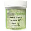 Ginkgo biloba 24% 160mg