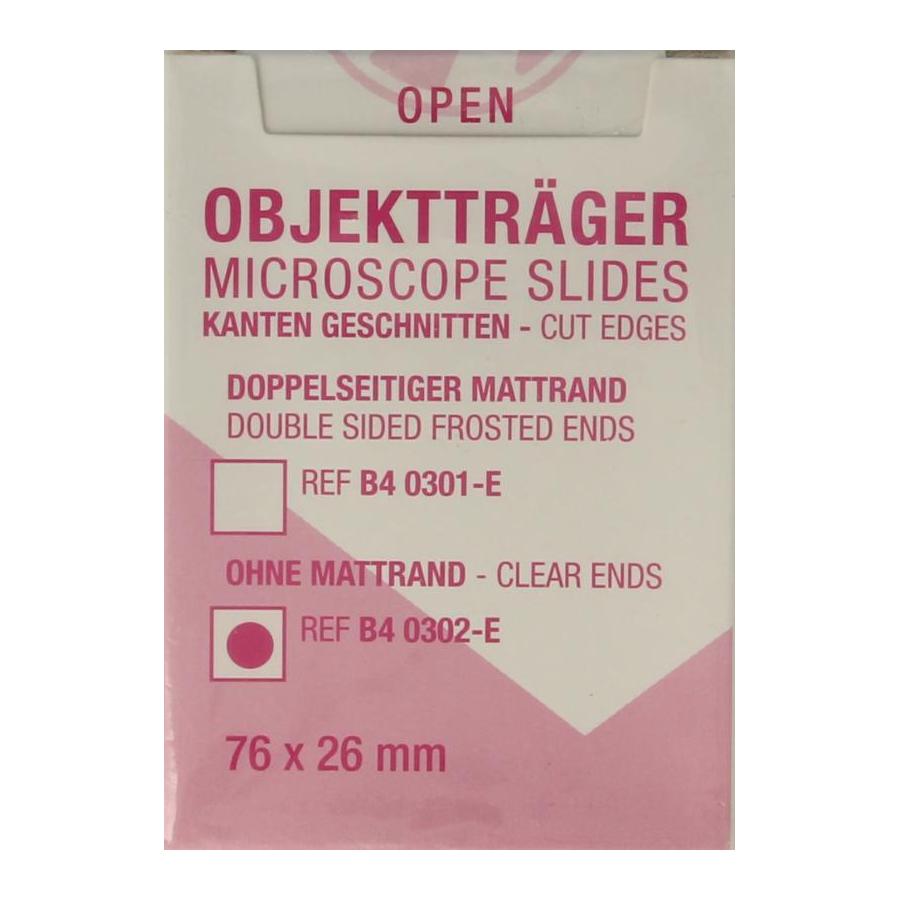 Objectglaasje 76x26 helder