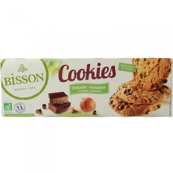 Choco hazelnoot cookies bio