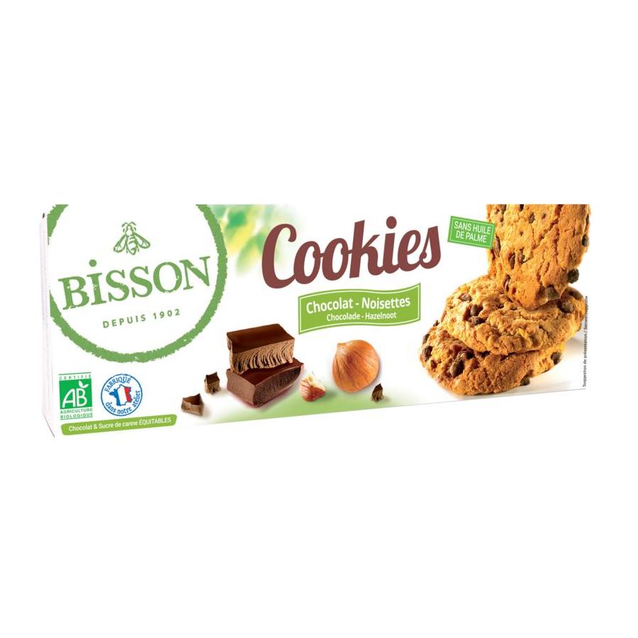 Choco hazelnoot cookies bio