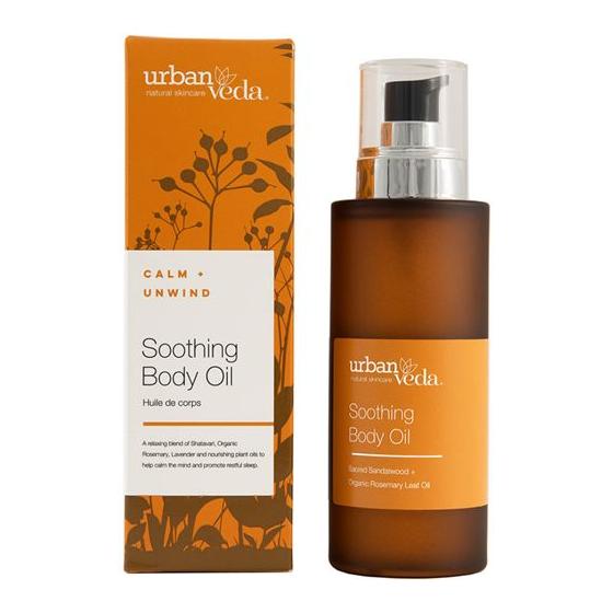 Soothing body oil