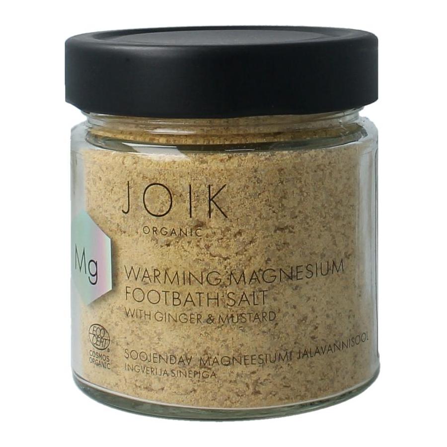 Organic foot bath salt warming