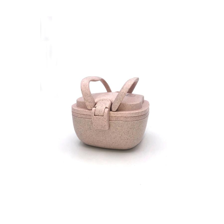 Rice husk lunch box rose