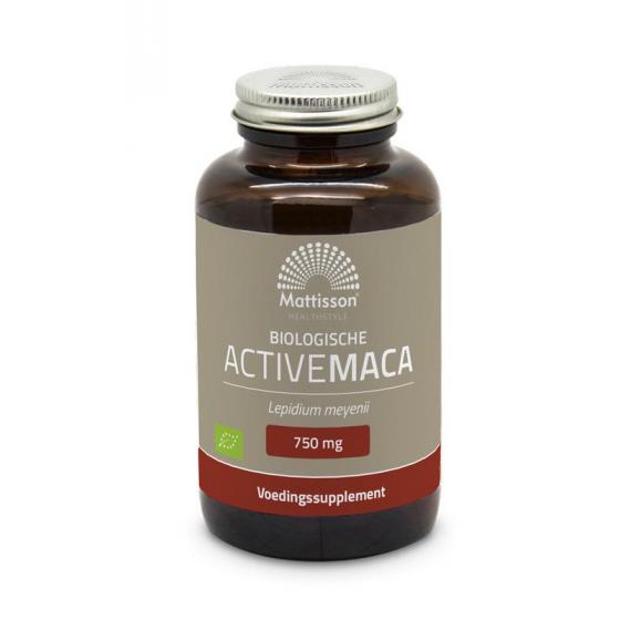 Biologische Active maca 750mg bio