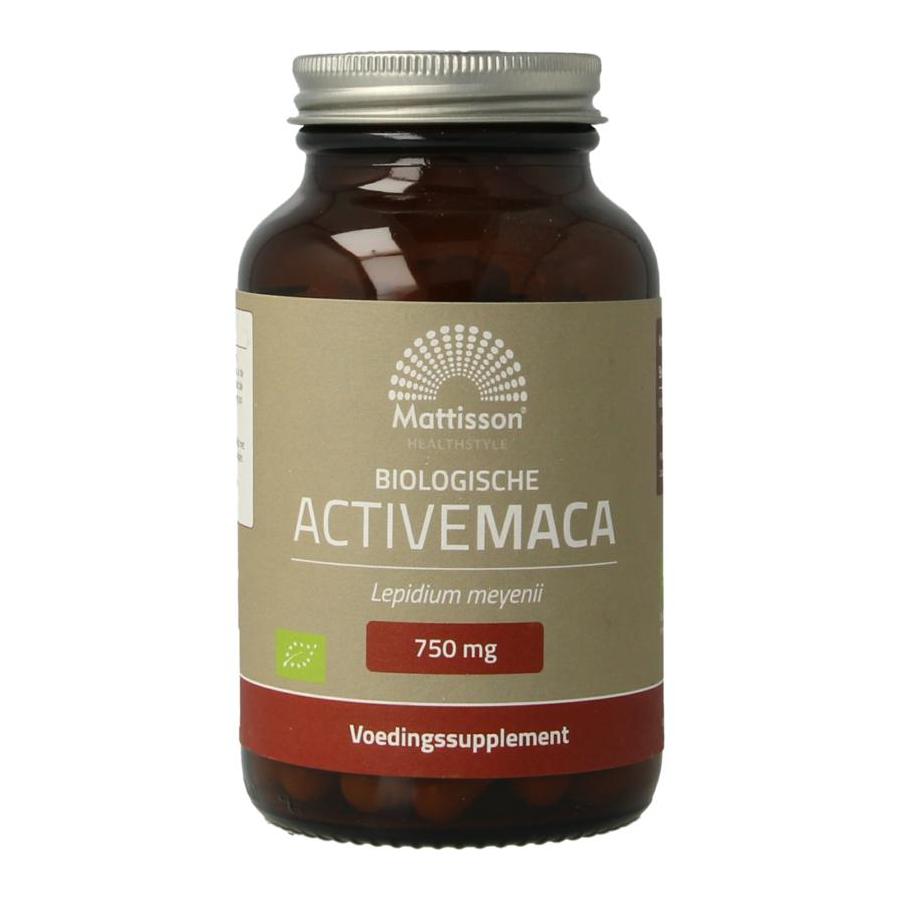 Biologische Active maca 750mg bio