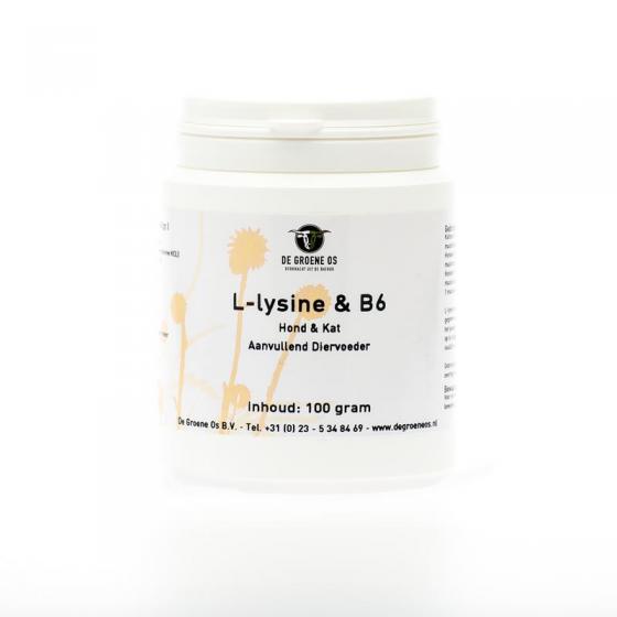 L-Lysine en Vitamine B6 hond/kat