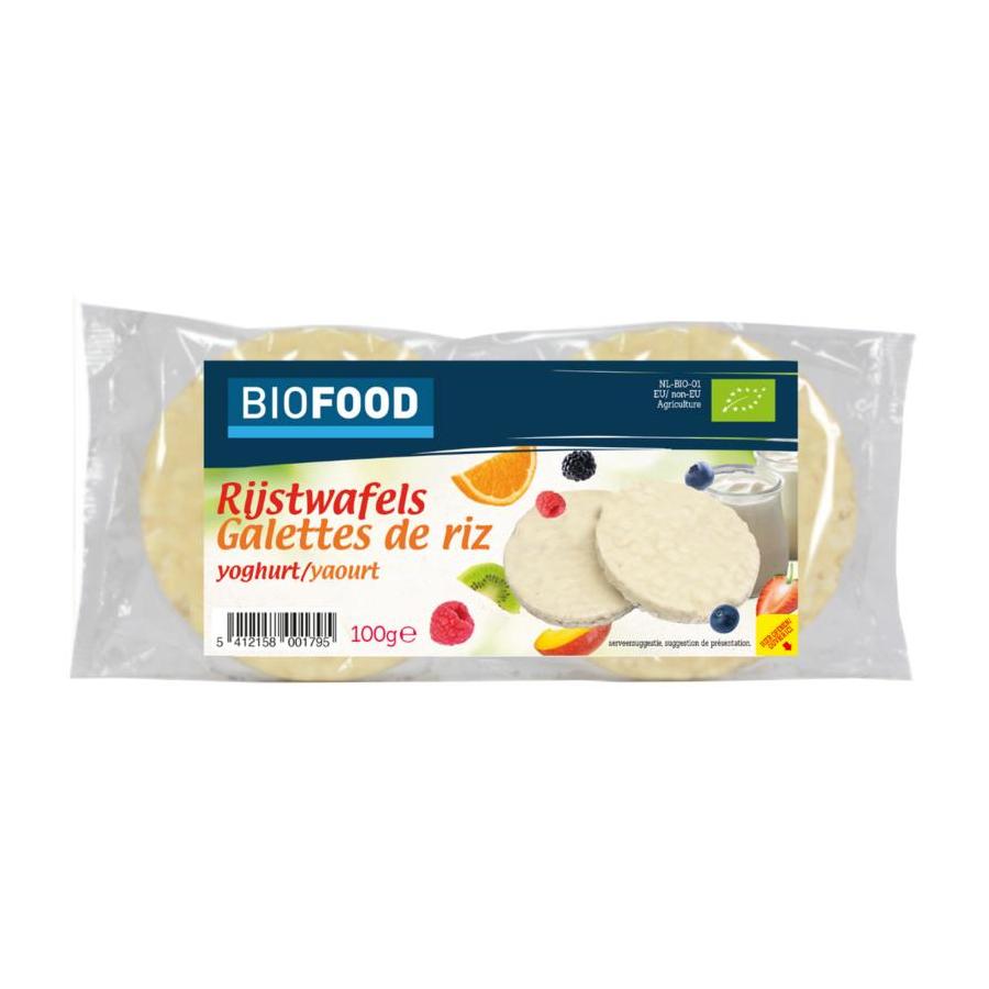 Rijstwafels yoghurt bio
