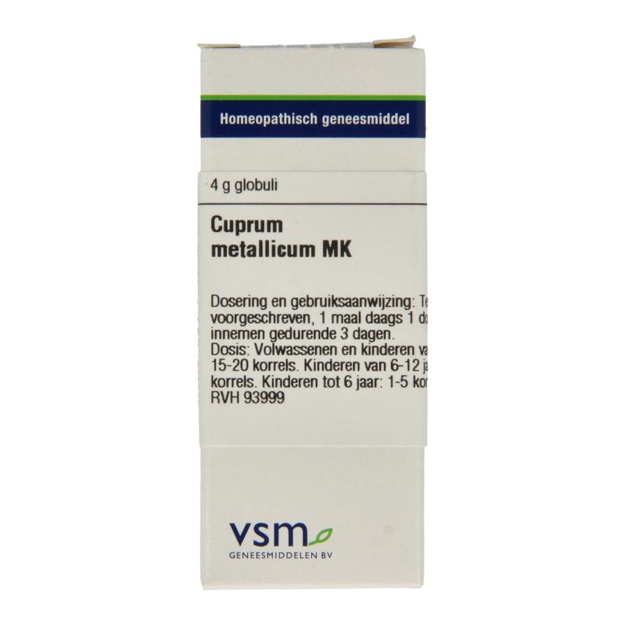 Cuprum metallicum MK