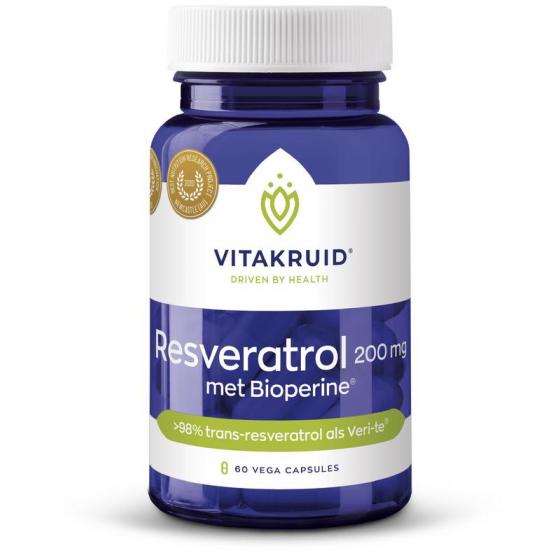 Resveratrol 200mg met bioperine