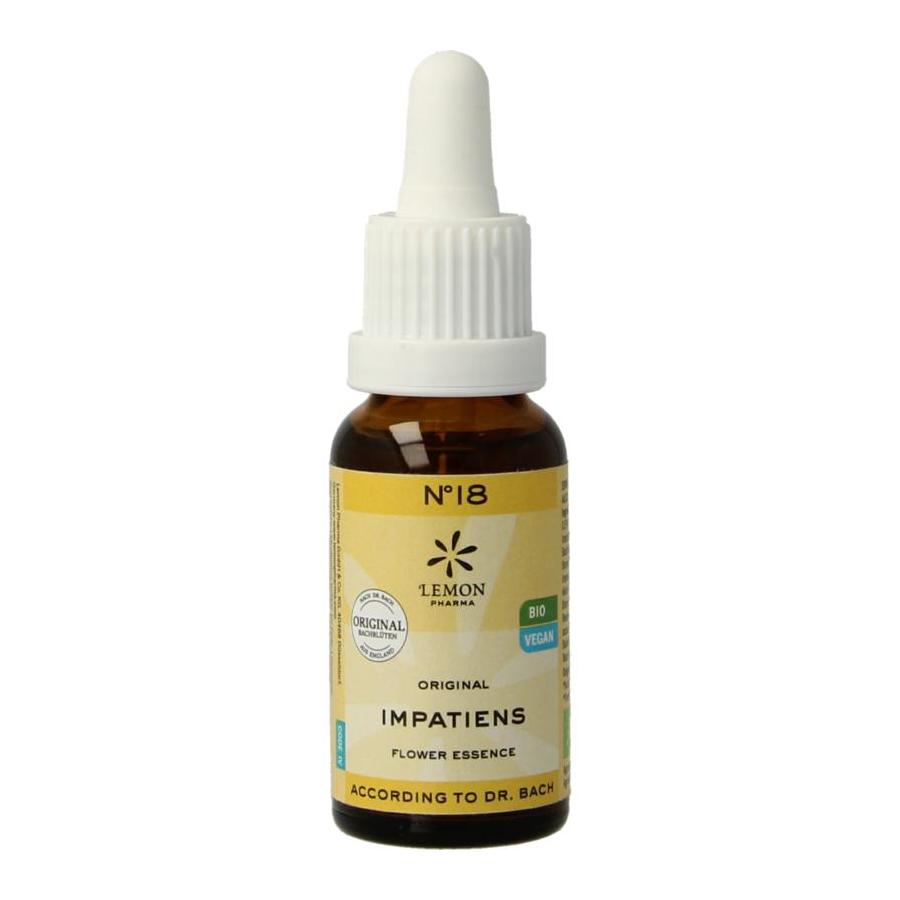 Bach bloesemremedies impatiens bio