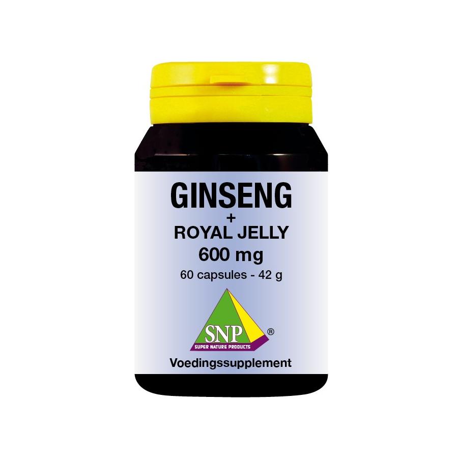 Ginseng + royal jelly 600 mg
