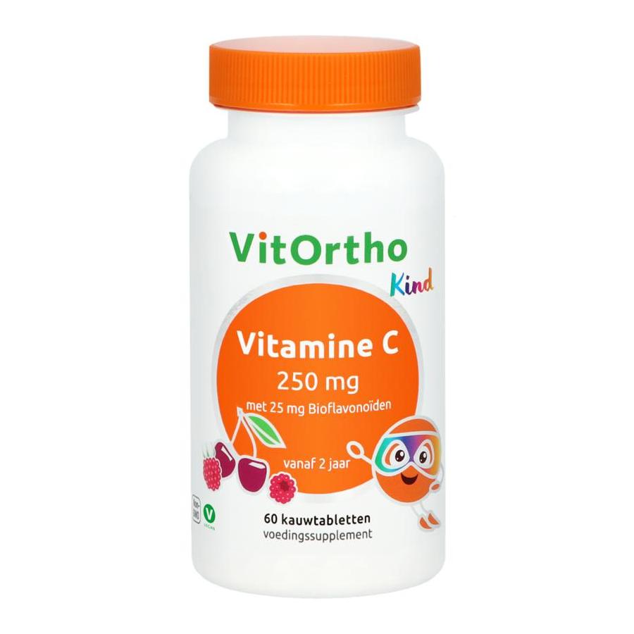Vitamine C 250 mg met 25 mg bioflavonoiden (kind)