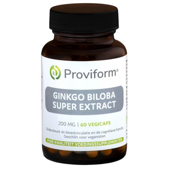 Ginkgo biloba super extract 200mg