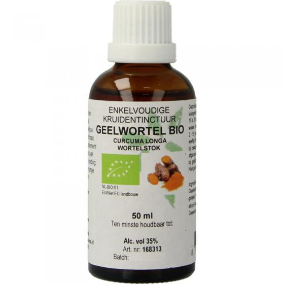 Curcuma longa/geelwortel tinctuur bio