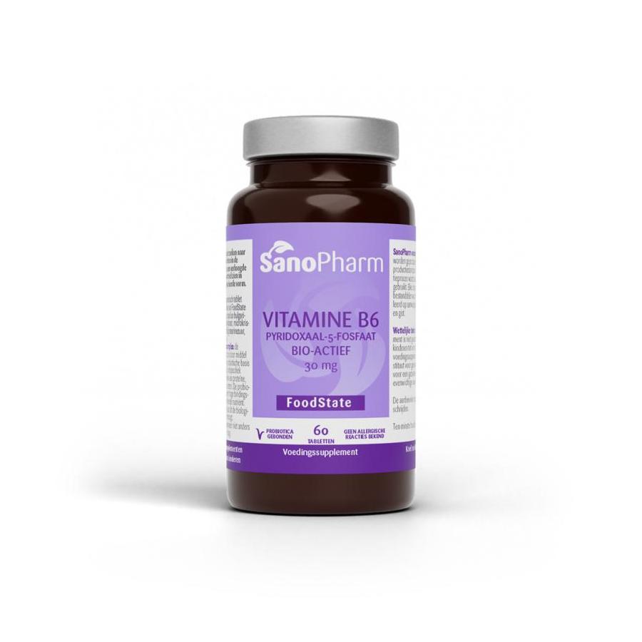 Vitamine B6 pyridoxaal-5-fosfaat 30 mg