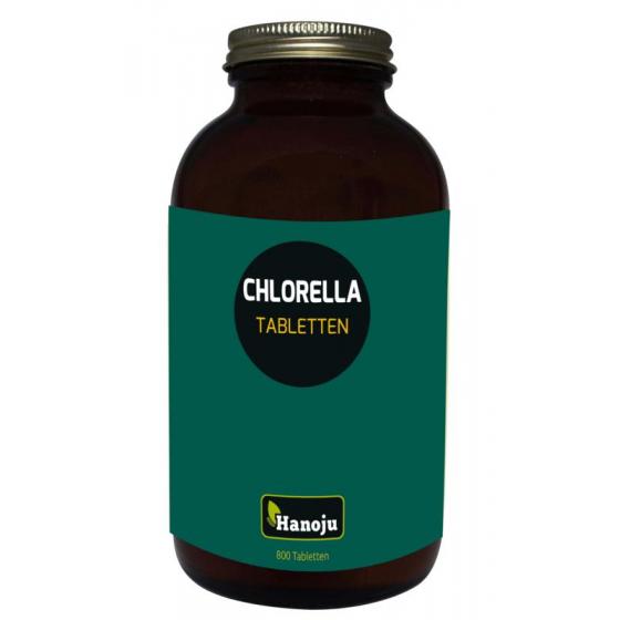 Bio chlorella tabletten flacon glas