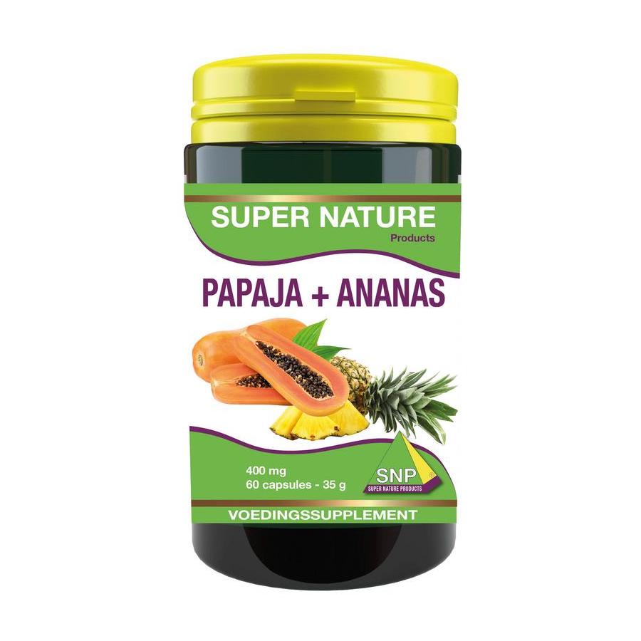 Papaja -ananas 400 mg