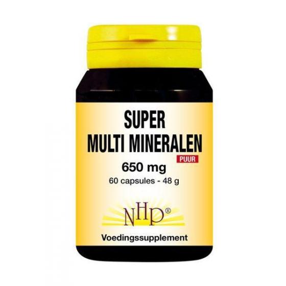 Super multi mineralen 650mg puur