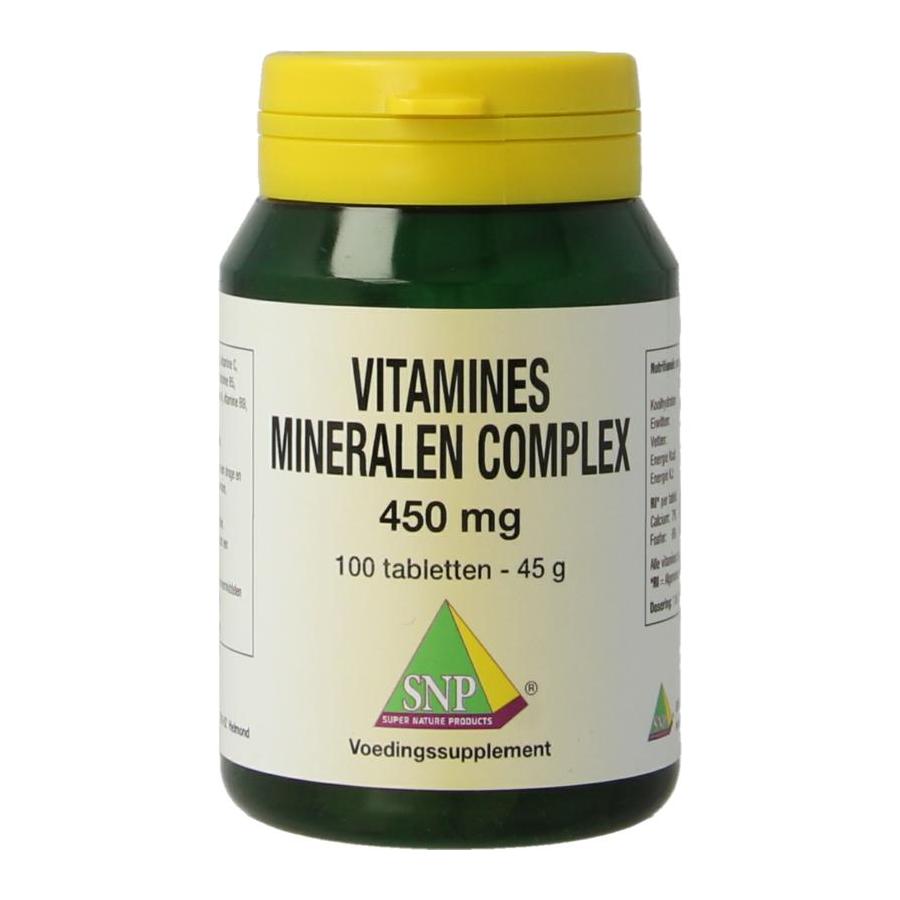 Vitamines mineralen complex 450mg