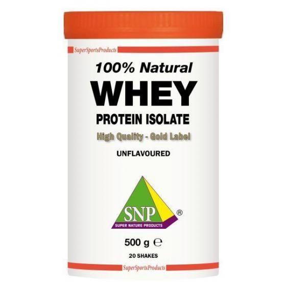 Whey proteine isolate 100% natural