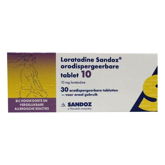 Loratadine 10mg orotaat