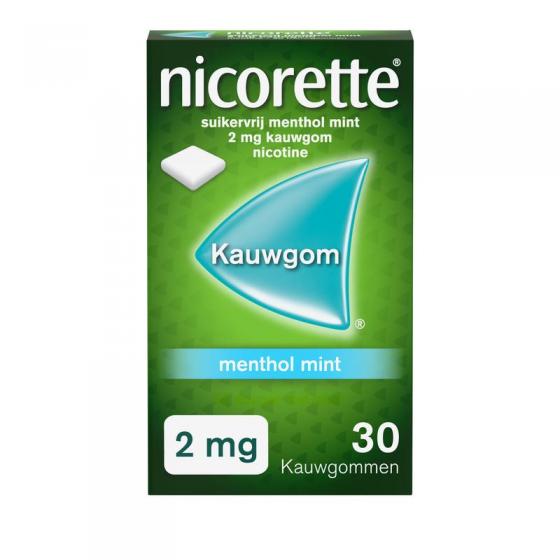 Kauwgom 2mg menthol mint