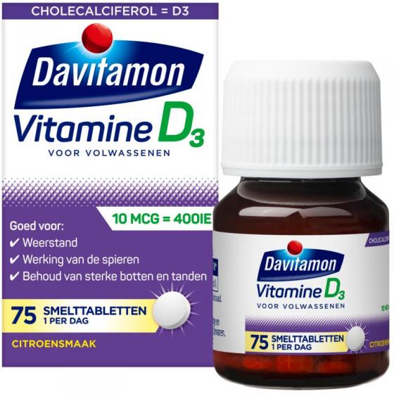 Vitamine D volwassenen smelttablet