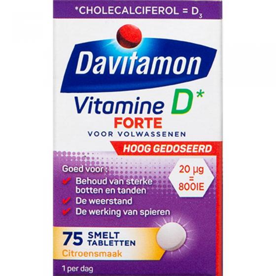 Vitamine D3 forte smelttablet