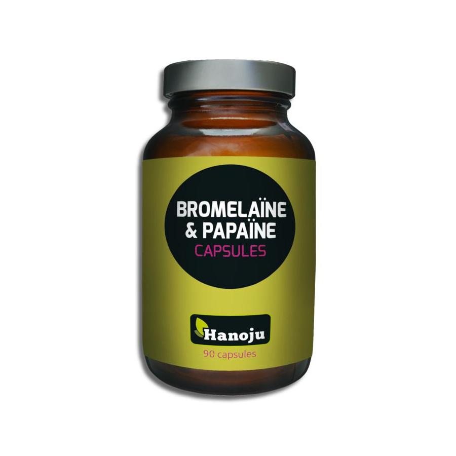 Bromelaine & papaine capsules