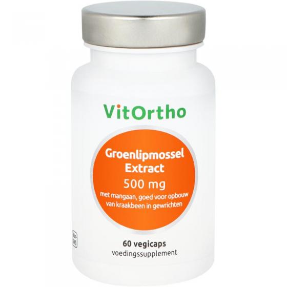 Groenlipmossel extract 500 mg