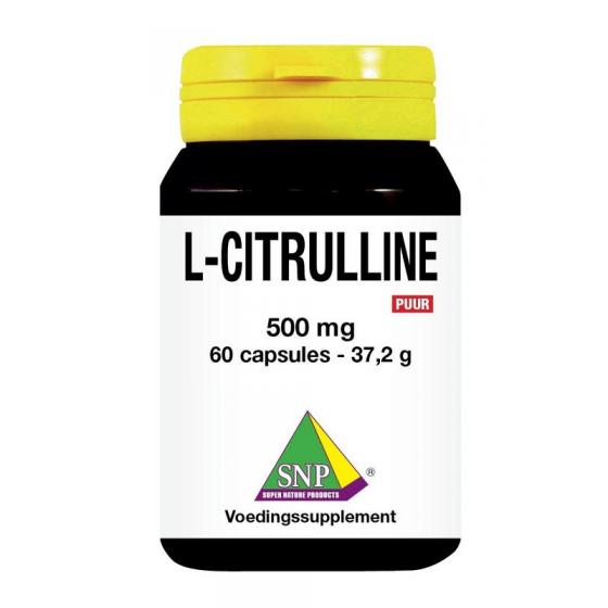 L Citrulline 500 mg puur