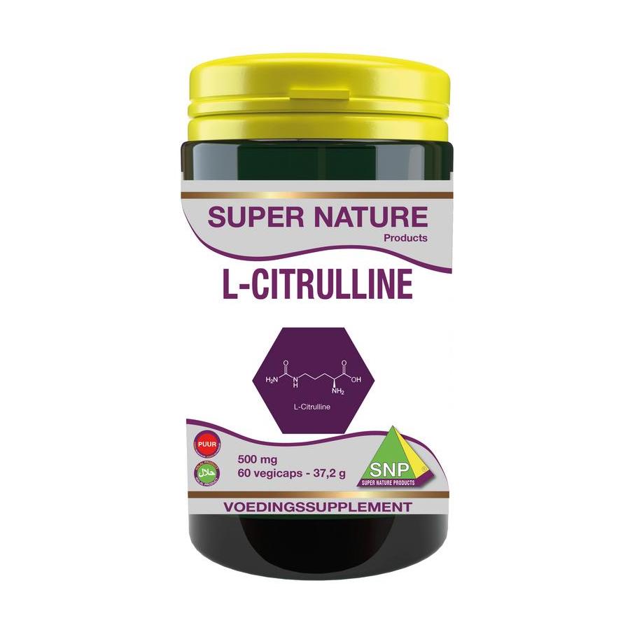L Citrulline 500 mg puur