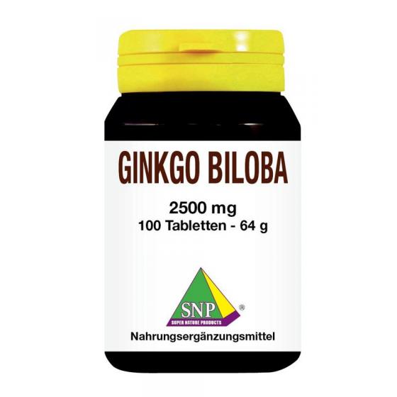 Ginkgo biloba 2500 mg