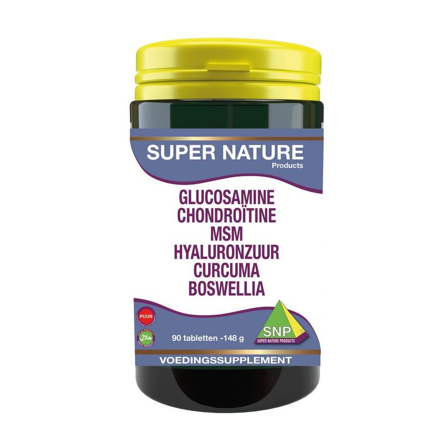 Glucosamine chondro MSM hyaluron curcum boswellia