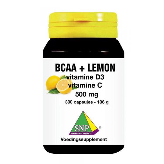 BCAA Lemon vitamine D3 vitamine C 500 mg