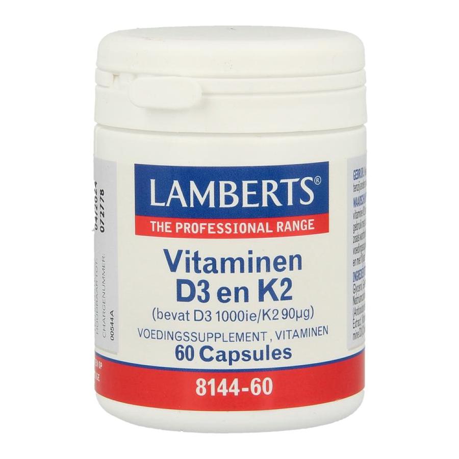 Vitamine D3 1000IE en K2 90mcg